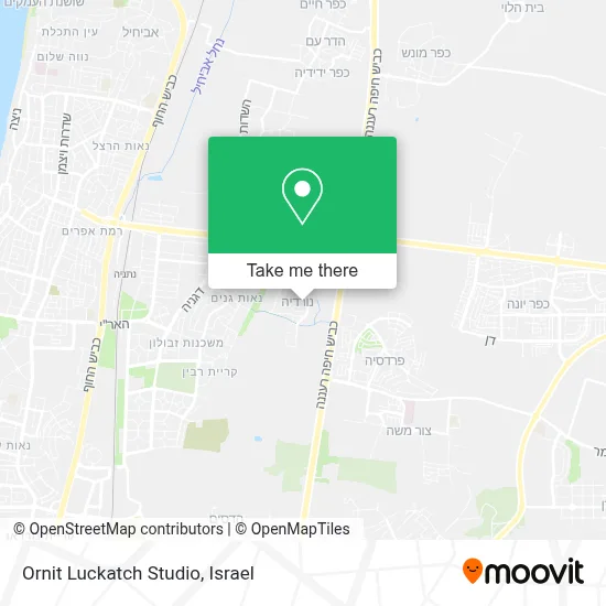 Ornit Luckatch Studio map