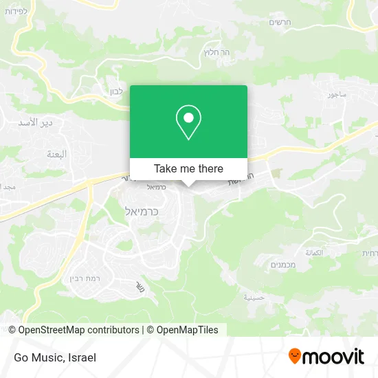 Go Music map