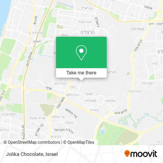 Jolika Chocolate map