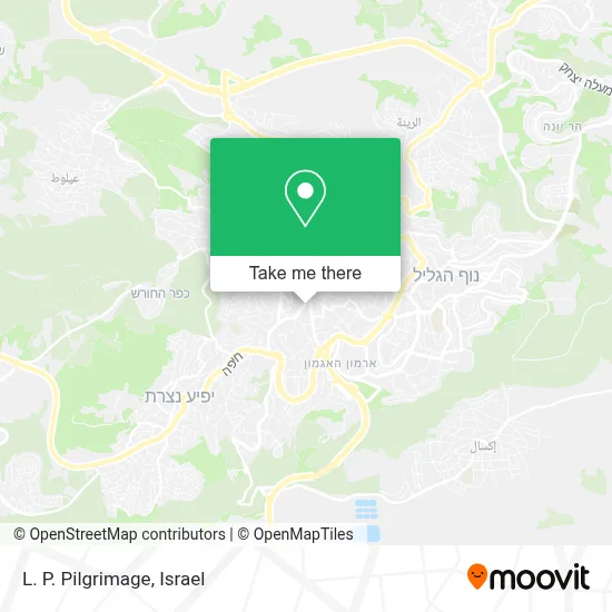 L. P. Pilgrimage map