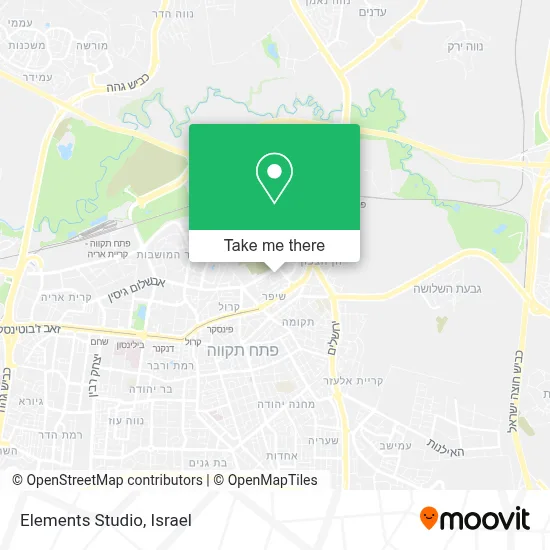 Elements Studio map