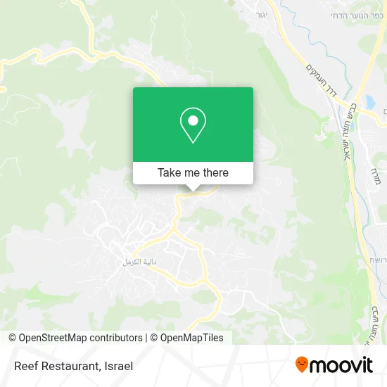 Reef Restaurant map