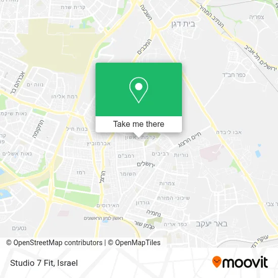 Studio 7 Fit map