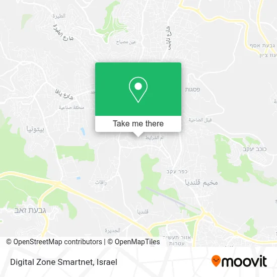 Digital Zone Smartnet map