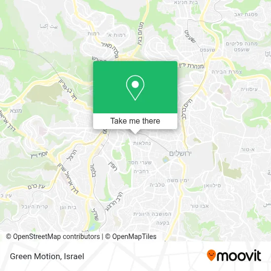 Green Motion map