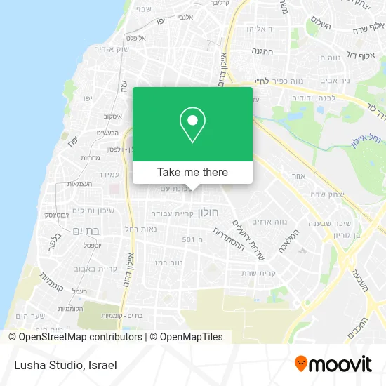 Lusha Studio map
