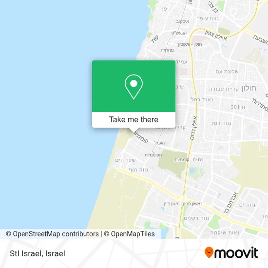 Stl Israel map
