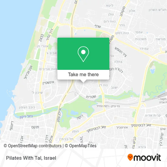 Pilates With Tal map
