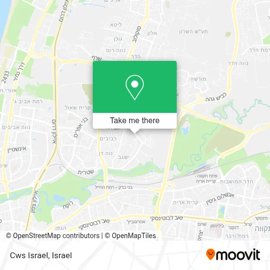Cws Israel map