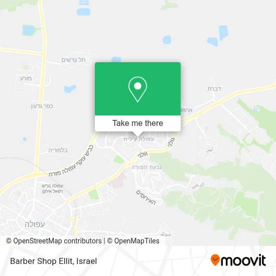 Barber Shop Ellit map