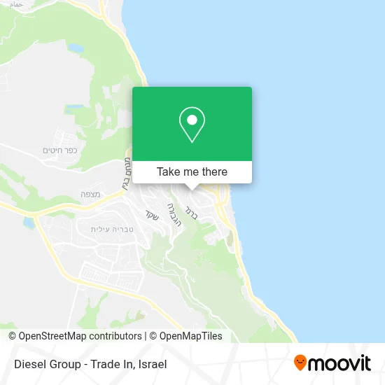 Diesel Group - Trade In map