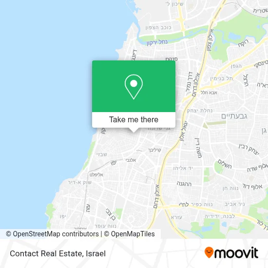 Contact Real Estate map