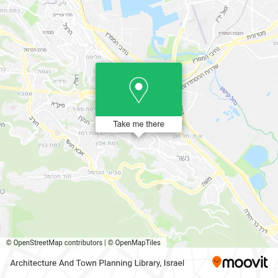 Architecture And Town Planning Library map