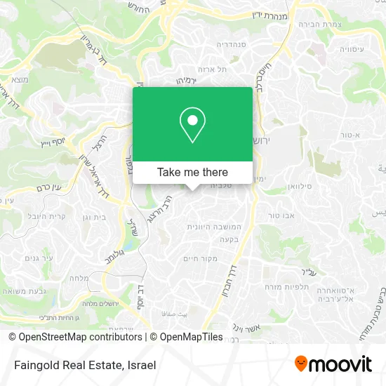 Faingold Real Estate map
