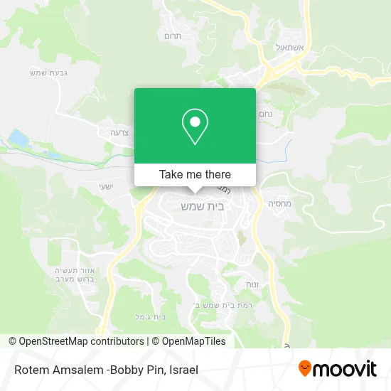 Rotem Amsalem -Bobby Pin map