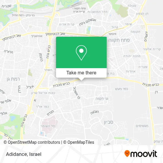 Adidance map