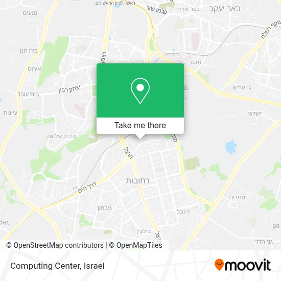 Computing Center map