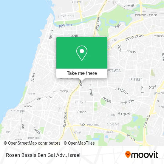 Rosen Bassis Ben Gal Adv. map