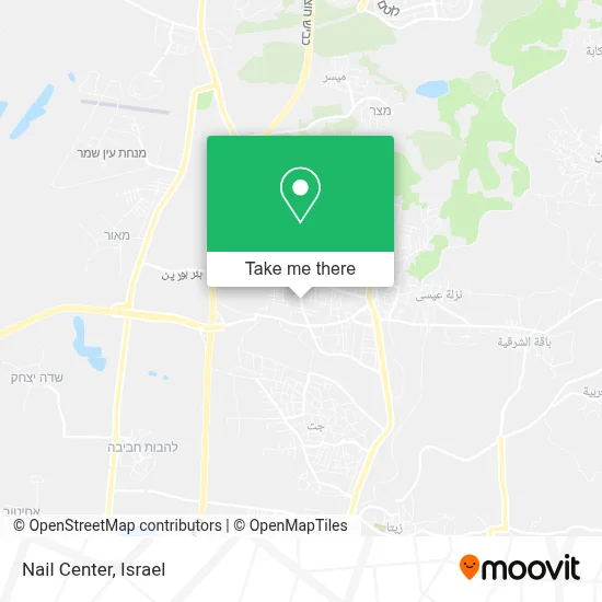Nail Center map