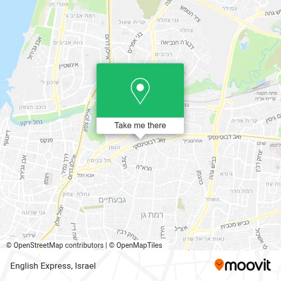 English Express map