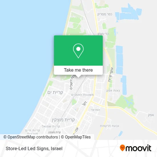 Store-Led Led Signs map