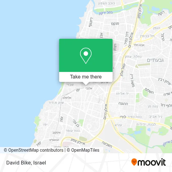 David Bike map