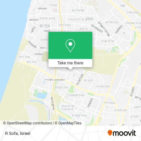 R Sofa map