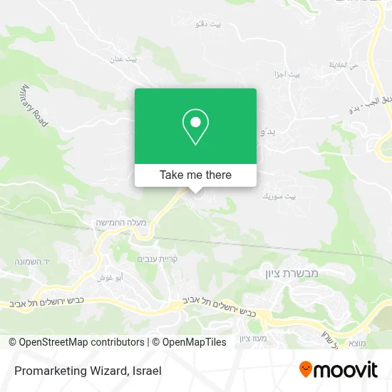 Promarketing Wizard map