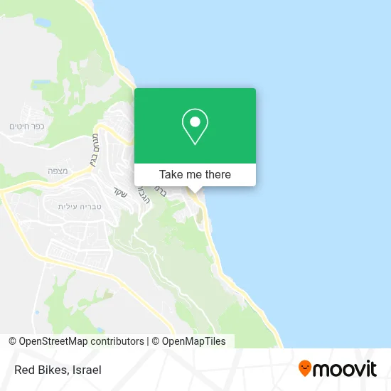 Red Bikes map