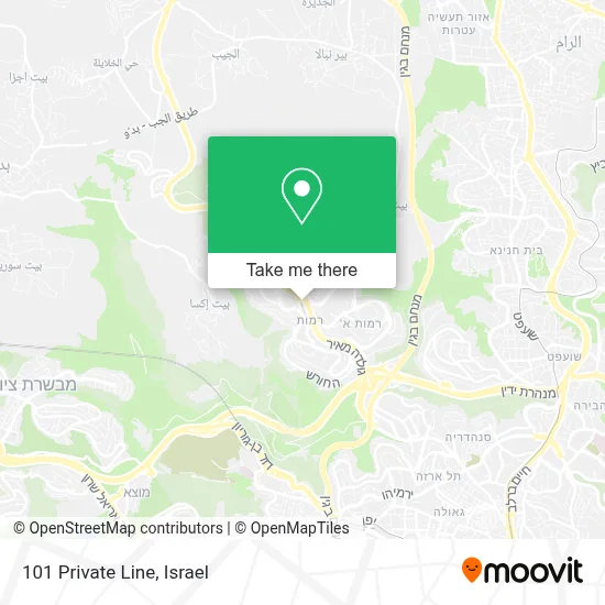 101 Private Line map