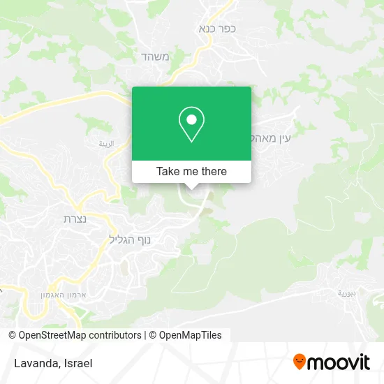 Lavanda map