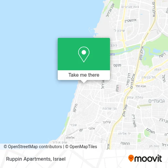 Ruppin Apartments map