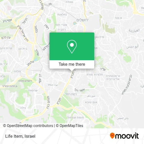 Life Item map