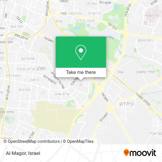 Al-Magor map
