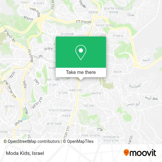 Moda Kids map
