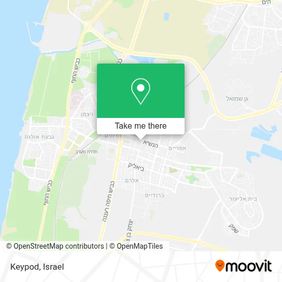 Keypod map