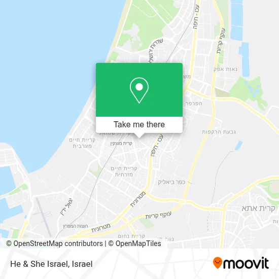 He & She Israel map