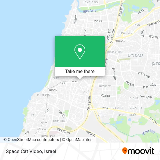 Space Cat Video map
