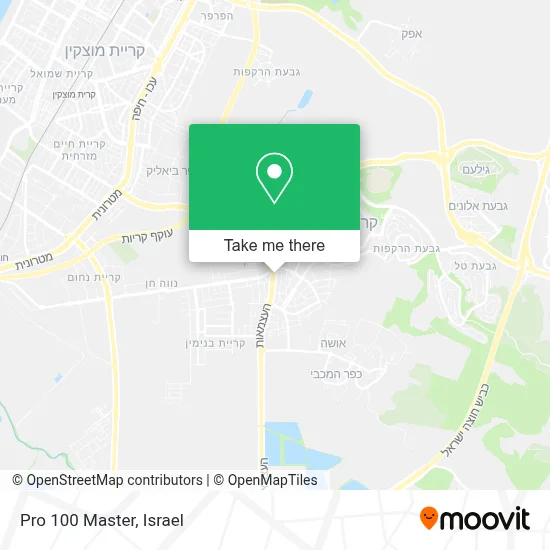 Pro 100 Master map