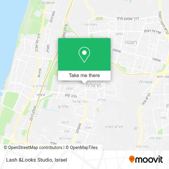 Lash &Looks Studio map