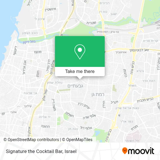 Signature the Cocktail Bar map