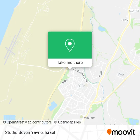 Studio Seven Yavne map