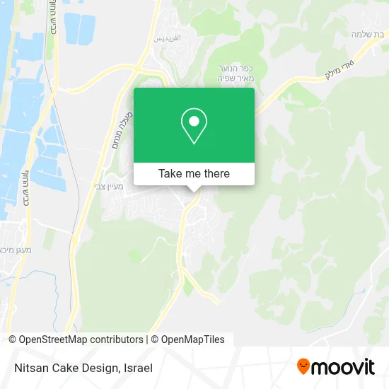 Nitsan Cake Design map