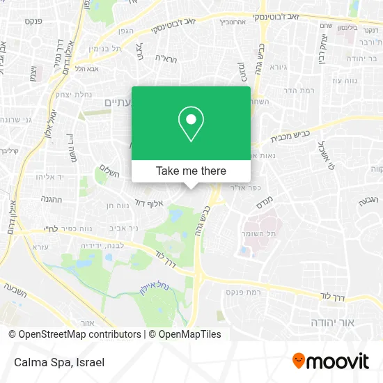Calma Spa map