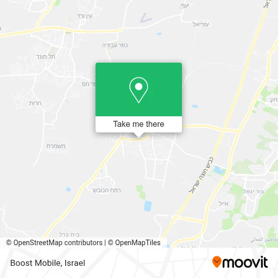 Boost Mobile map