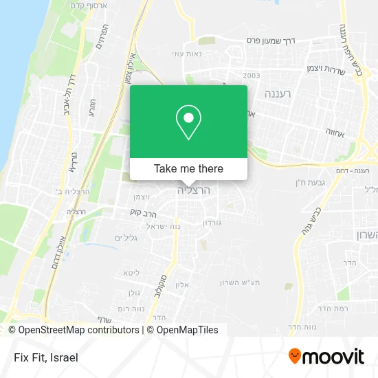 Fix Fit map