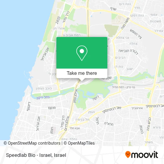 Speedlab Bio - Israel map
