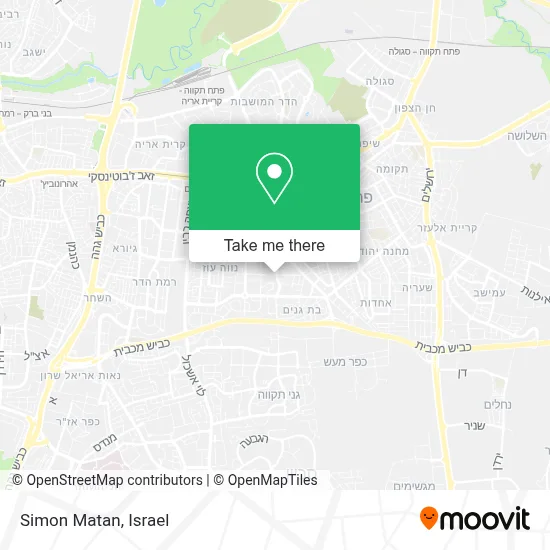 Simon Matan map
