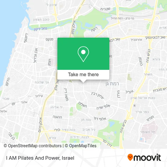 I AM Pilates And Power map