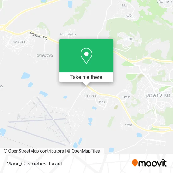 Maor_Cosmetics map